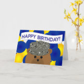 ハッピーバースデー空軍現役任務！ カード (黄色い花)