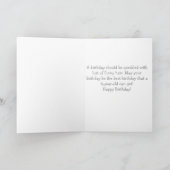 ハッピーバースデー第4テディベアテーマ カード (内部)