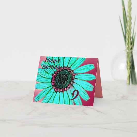 ハッピーバースデー第9誕生日 カード (正面)