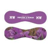 ハッピーバースデー箴言31カスタム紫フローラ 野球ボール (パネル)