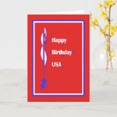 ハッピーバースデー米国 カード (黄色い花)