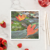 ハッピーバースデー紅葉 スタンダードランチョンナプキン (インサイチュ)