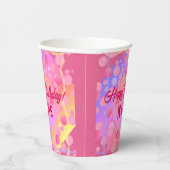 ハッピーバースデー紙カップHAMbyWG 紙コップ (右)