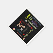 ハッピーバースデー紙ナプキンスカラ スタンダードカクテルナプキン (角)