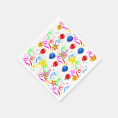 ハッピーバースデー紙ナプキンス スタンダードカクテルナプキン (角)