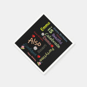 ハッピーバースデー紙ナプキンズエマ スタンダードカクテルナプキン (角)