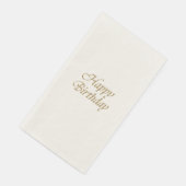 ハッピーバースデー紙ナプキンズゲストタオル (コーナー)