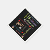 ハッピーバースデー紙ナプキンズベンジャミン スタンダードカクテルナプキン (角)