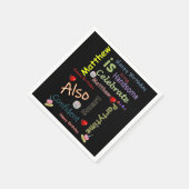 ハッピーバースデー紙ナプキンズマタイ スタンダードカクテルナプキン (角)