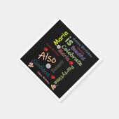 ハッピーバースデー紙ナプキンズマリア スタンダードカクテルナプキン (角)