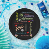 ハッピーバースデー紙プレートジャクソン ペーパープレート (パーティー)