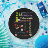 ハッピーバースデー紙プレートデビー ペーパープレート (パーティー)