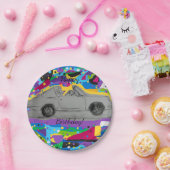 ハッピーバースデー紙プレート ペーパープレート (パーティー)