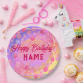 ハッピーバースデー紙プレートHAMbyWG ペーパープレート (パーティー)