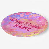 ハッピーバースデー紙プレートHAMbyWG ペーパープレート (アングル)