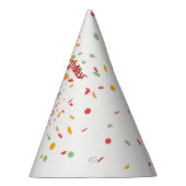 ハッピーバースデー紙吹雪パーティービーバー パーティーハット (右)