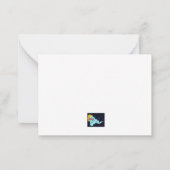 ハッピーバースデー紙吹雪 ノートカード (裏面)