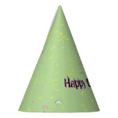 ハッピーバースデー紙吹雪 パーティーハット (左)