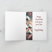 ハッピーバースデー級人金属風船 カード (内部)