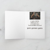 ハッピーバースデー素敵な姉妹の友人のキツネかわいい カード (内部)