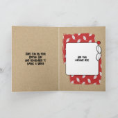 ハッピーバースデー素敵な姪にフォトレッドを追加 カード (内部)