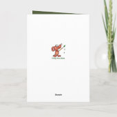 ハッピーバースデー素晴らしいカウンセラー カード (裏面)