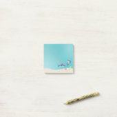 ハッピーバースデー素晴らしホワイトシャーク漫画 ポストイット (デスク上)