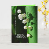 ハッピーバースデー素晴らし孫娘リリーオブザヴァル カード (黄色い花)