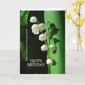 ハッピーバースデー素晴らし孫娘リリー カード (黄色い花)