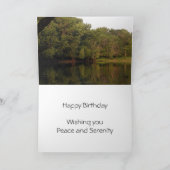 ハッピーバースデー素晴らし- Blue Herons Take Flight カード (内部)