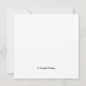 ハッピーバースデー紫かわいらし春虹彩フローラ カード (裏面)