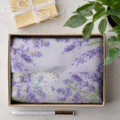 ハッピーバースデー紫ラベンダーの花 薄葉紙 (ギフト)