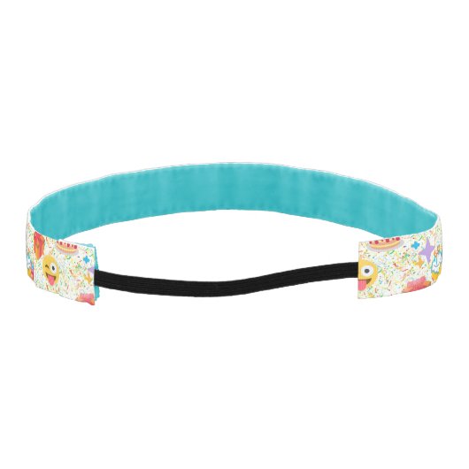 ハッピーバースデー絵文字 アスレチックヘッドバンド (裏面)