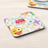 ハッピーバースデー絵文字 コースター (左側)