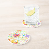 ハッピーバースデー絵文字 コースター (側面)