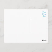 ハッピーバースデー縁どコリーパピードグポストカード ポストカード (裏面)