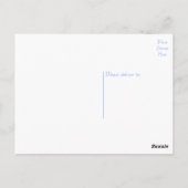 ハッピーバースデー縁どコリーパピードグポストカード ポストカード (裏面)