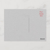 ハッピーバースデー縁どコリーパピードグポストカード ポストカード (裏面)