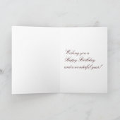 ハッピーバースデー縦カード カード (内部)