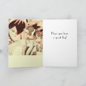 ハッピーバースデー美容師 カード (内部)