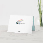 ハッピーバースデー義子飛行機 カード (裏面)