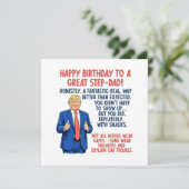 ハッピーバースデー義父 カード (スタンド正面)