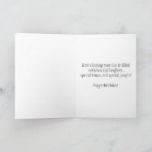 ハッピーバースデー義理 カード (内部)