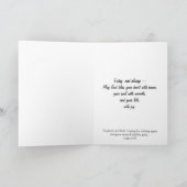 ハッピーバースデー考え..宗教 カード (内部)