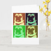 ハッピーバースデー腫 カード (黄色い花)