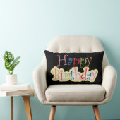 ハッピーバースデー腰枕 ランバークッション (椅子)