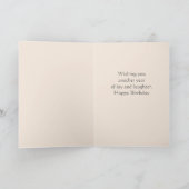 ハッピーバースデー自然アウトドア冒険テーマ カード (内部)