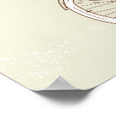 ハッピーバースデー自転車ガール ポスター (角)