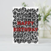 ハッピーバースデー自転車 カード (スタンド正面)