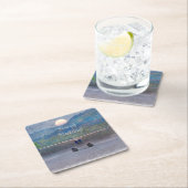 ハッピーバースデー航空機コースター スクエアペーパーコースター (インサイチュ)